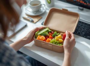 Zdrowe jedzenie w ciągu dnia pracy