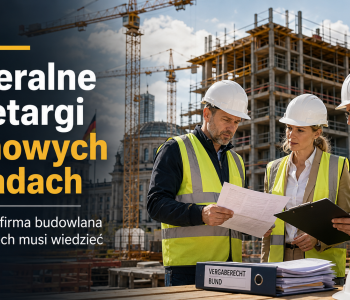 Federalne przetargi po nowych zasadach. Co polska firma budowlana w Niemczech musi wiedzieć
